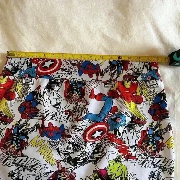 Mighty Fine Marvel Heroes Pull On BodyCon Mini Skirt Misses Size XL - Picture 6 of 7